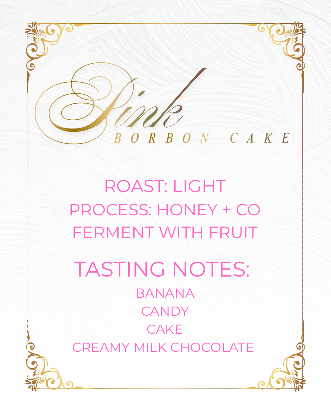 Pink Borbon Cake Co-Ferment Coffee - Image 2